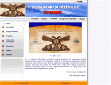 Tablet Screenshot of hititoloji.hitit.edu.tr